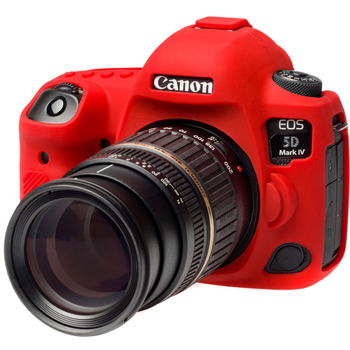 easyCover Silicone Protection Cover for Canon 5D Mark IV (Red)