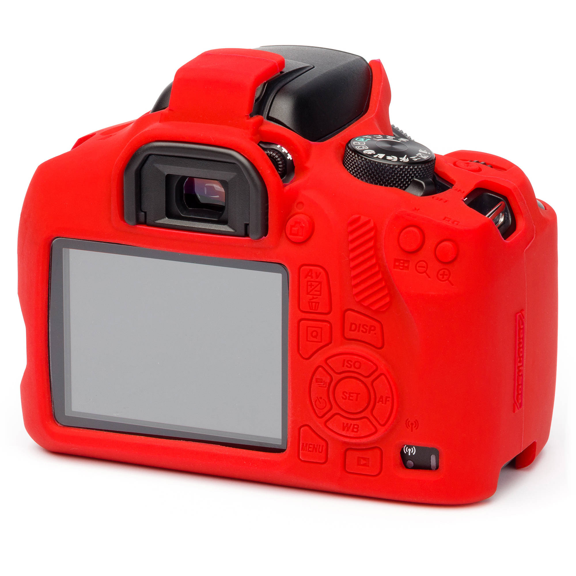 easyCover Silicone Protection Cover for Canon 1300D/2000D/4000D  (Red)