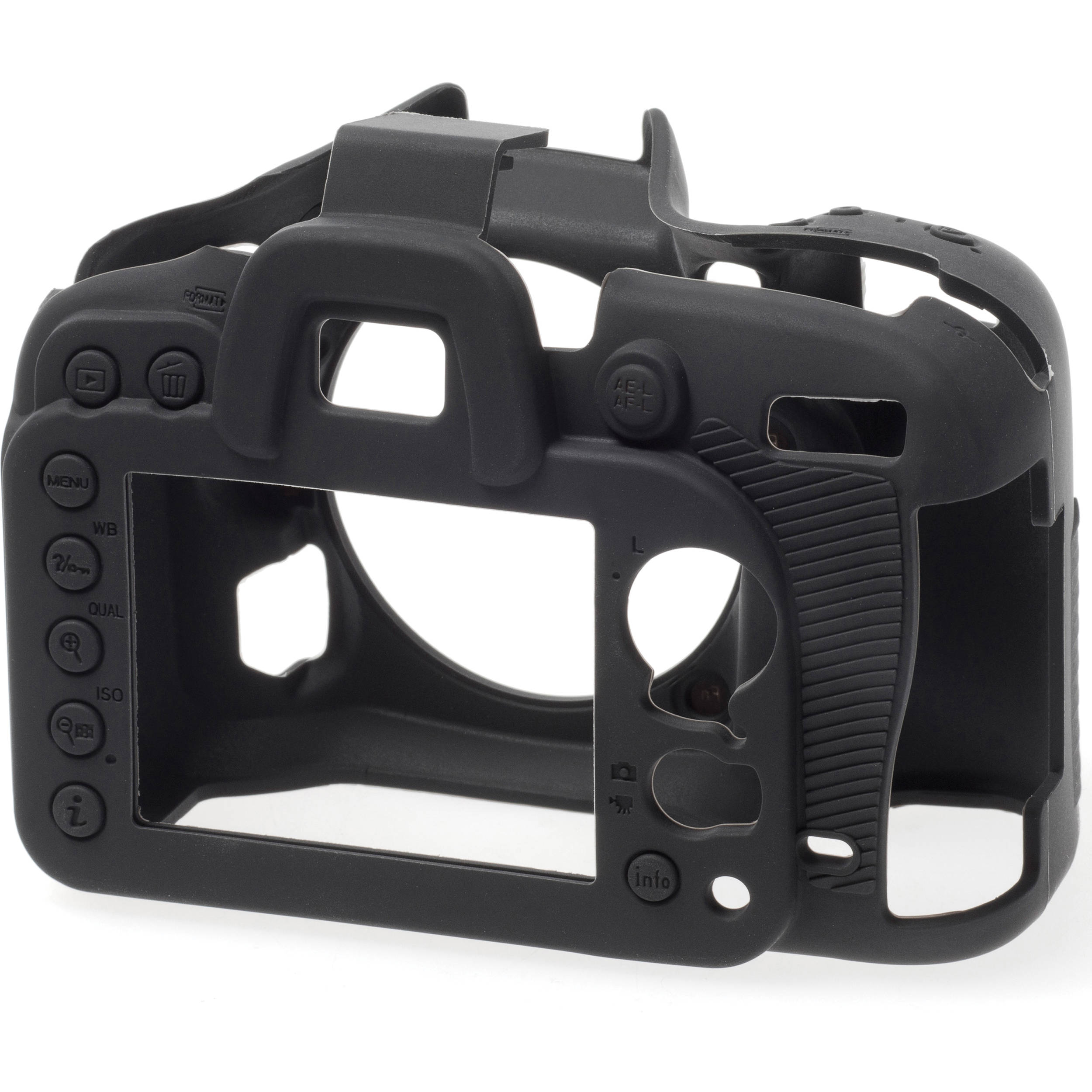 easyCover Silicone Protection Cover for Nikon D7100 and D7200 (Black)