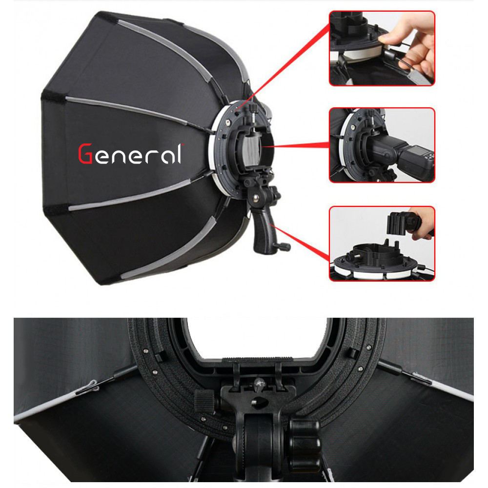 General easy octa for flash with Flash Bracket 120CM (120)