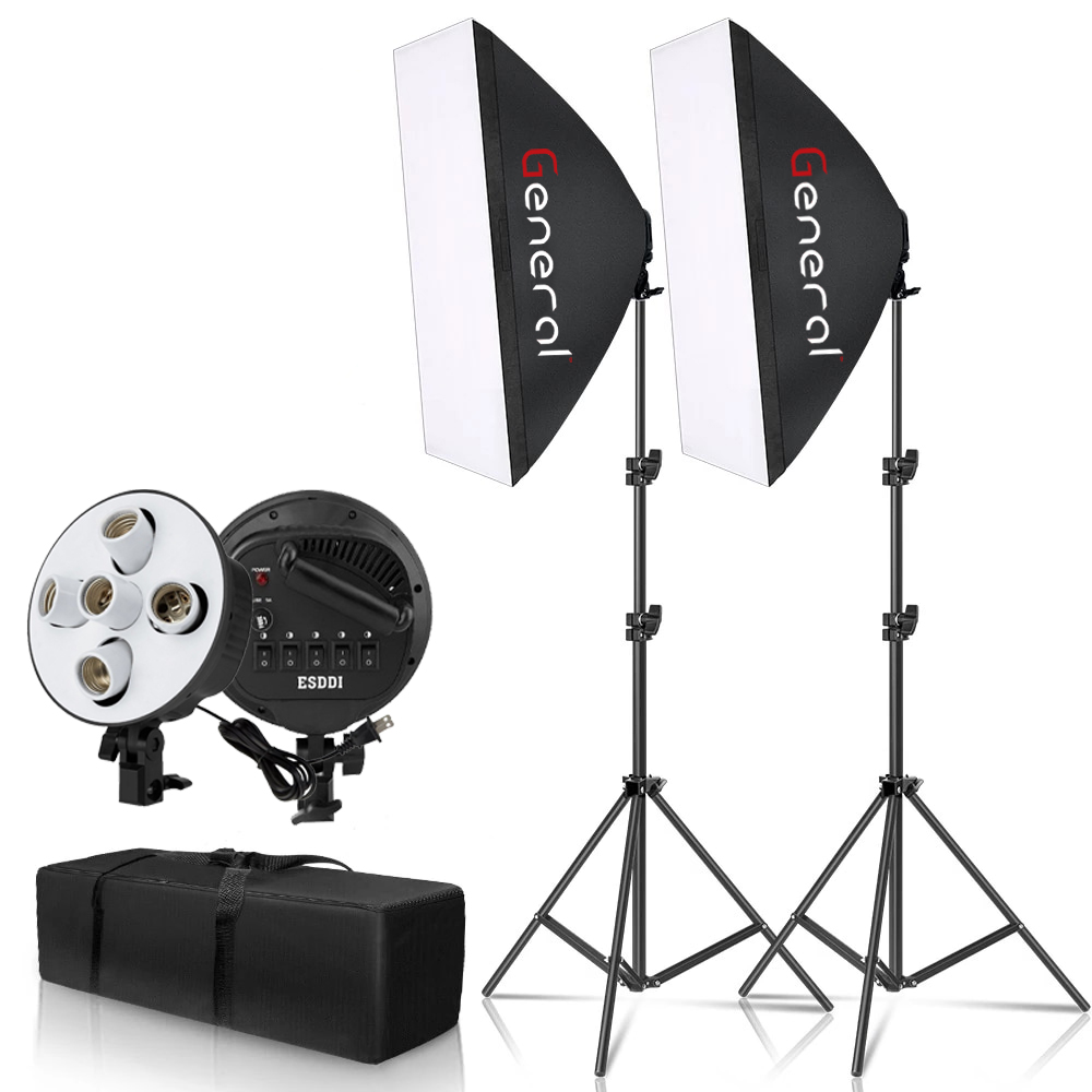 General 2 soft box with 5 lamp holder TL-5 kit