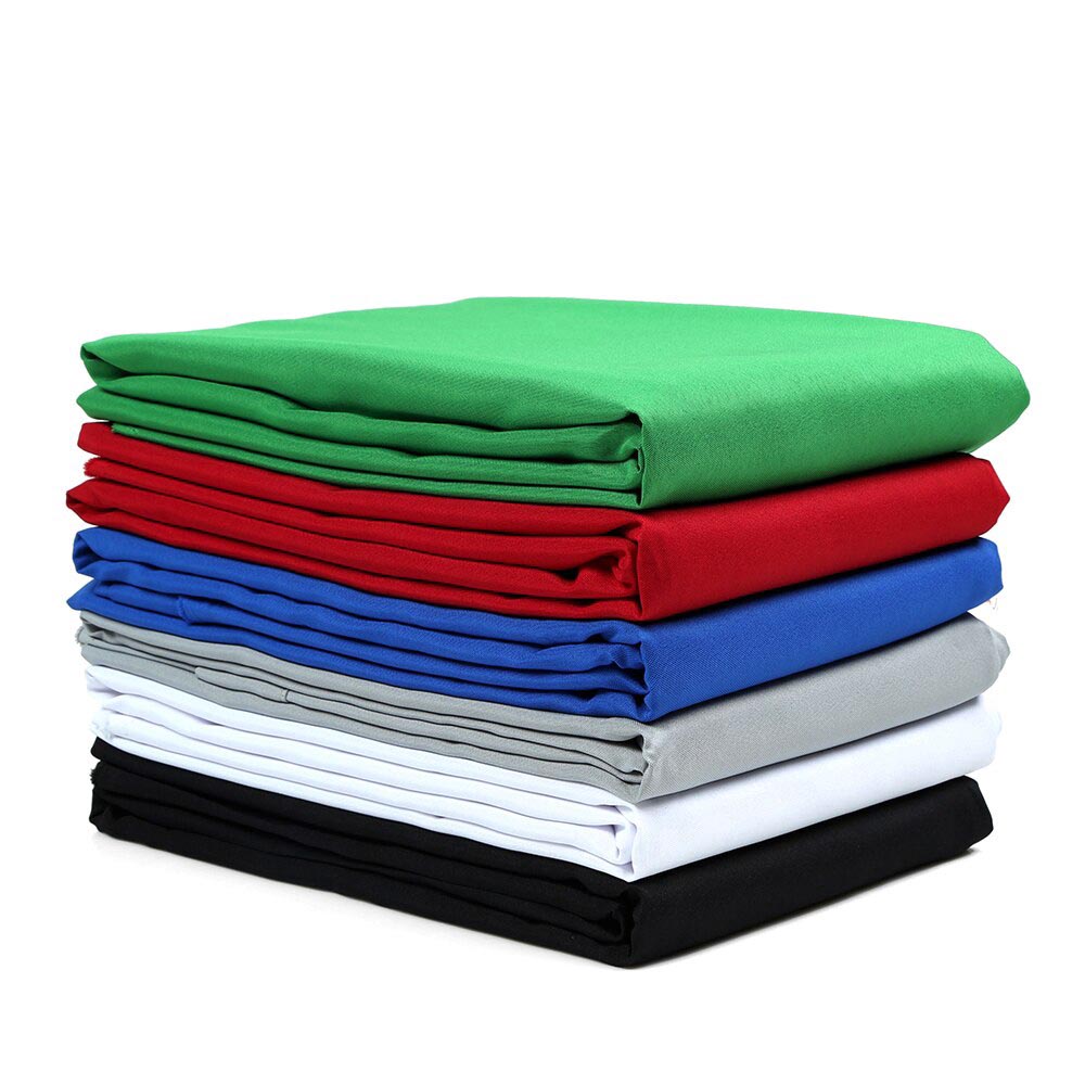General cloth chroma 3*5 meters six chroma (black, white, green, gray, blue and red)