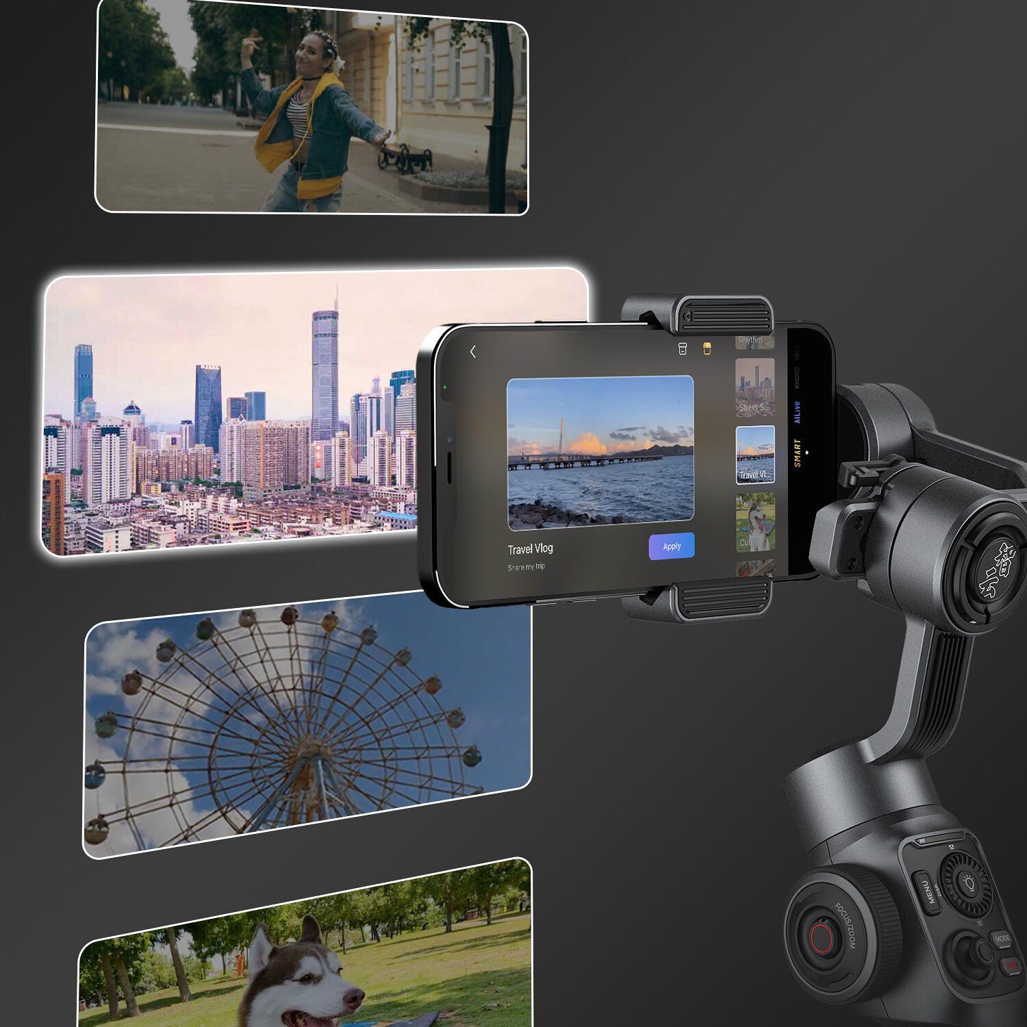 Zhiyun Tech Smooth 5 Smartphone Gimbal Combo Kit