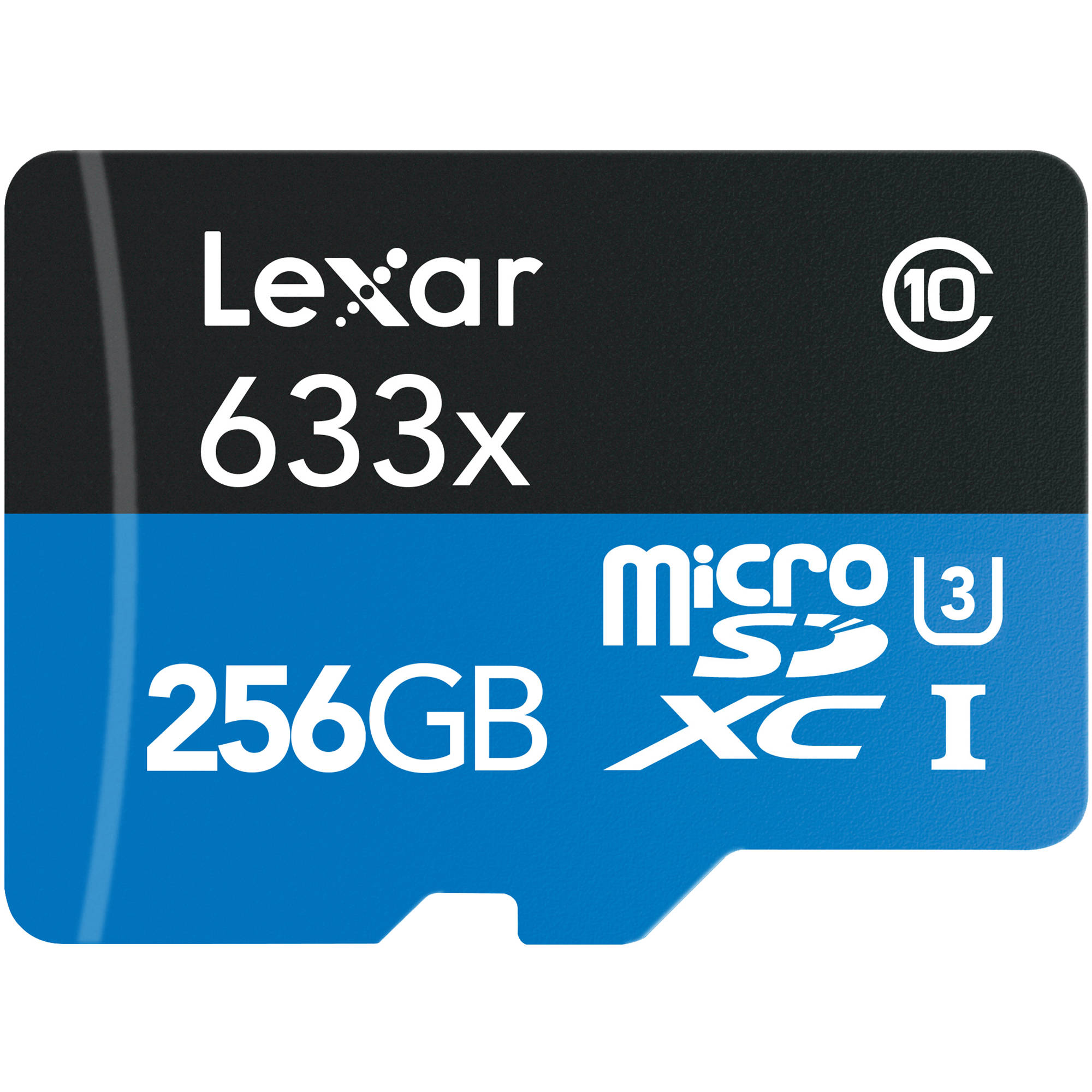 Lexar 256GB High-Performance 633x UHS-I microSDHC Memory Card with SD Adapter