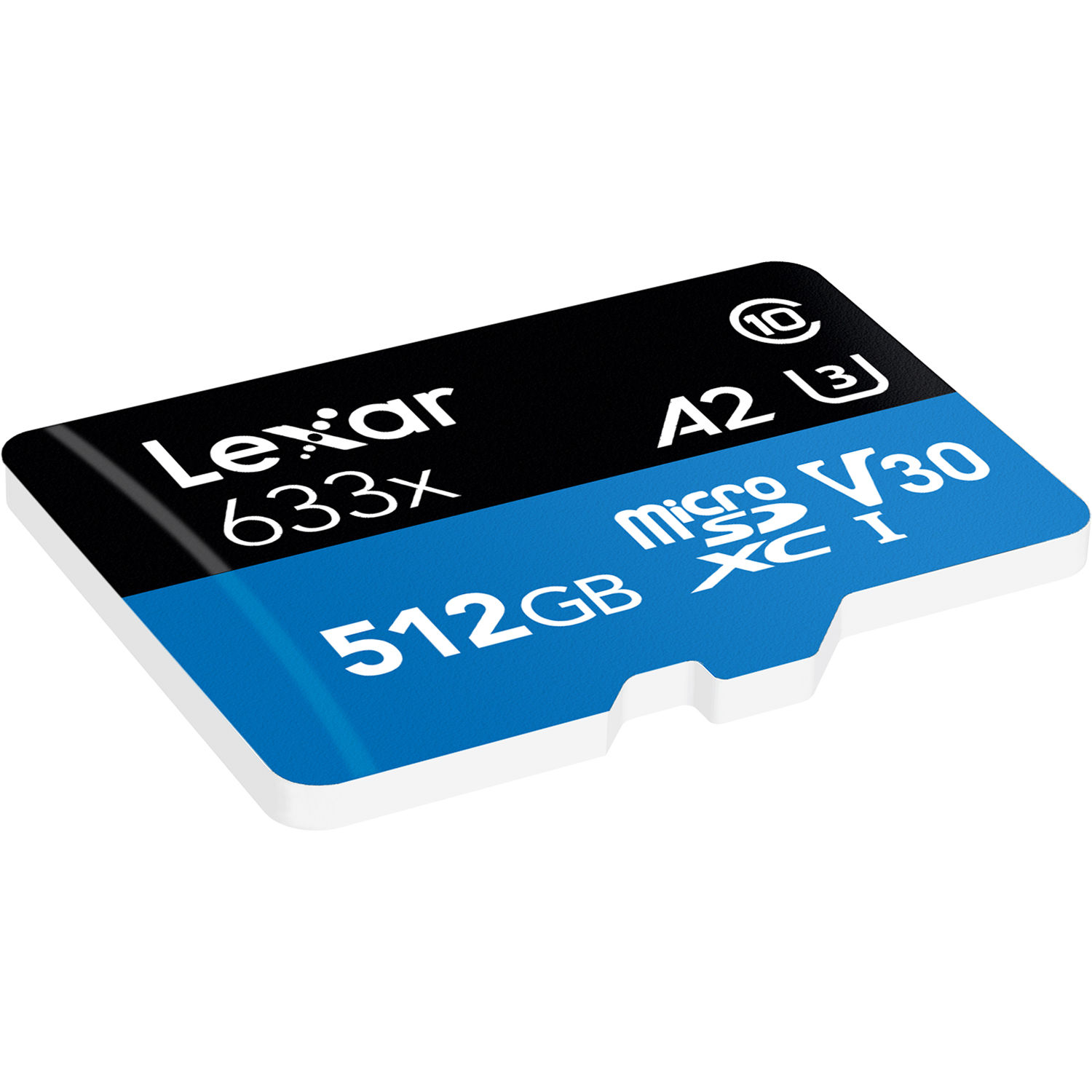 Lexar 512GB High-Performance 633x UHS-I microSDHC Memory Card with SD Adapter