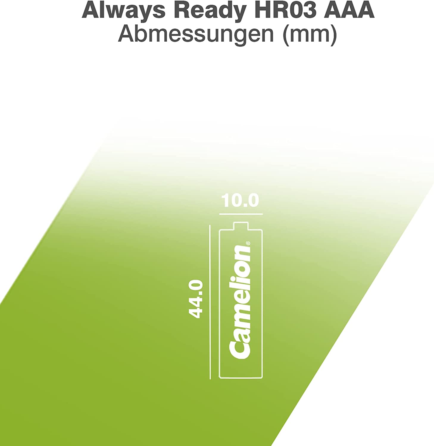 Camelion AAA 1100mAh "Always Ready Rechargeable Battery (Pack of 2)