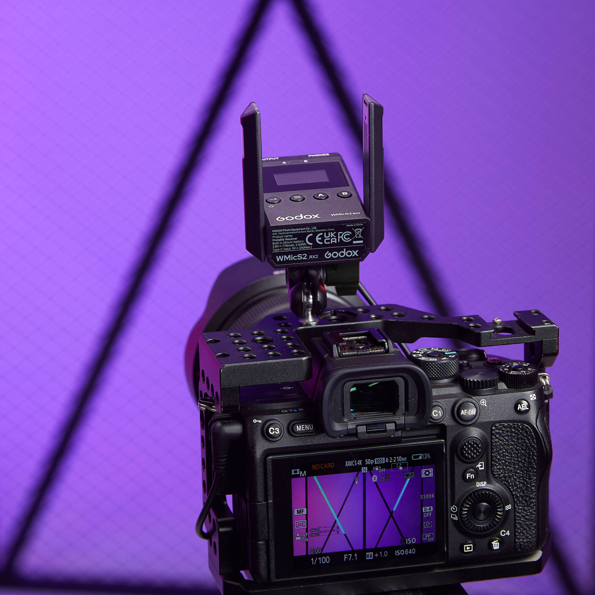 Godox WMic S2 K1 UHF Compact Wireless Microphone System